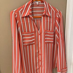 Size small Express striped blouse